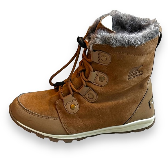 Sorel Shoes - Sorel Whitney II Joan Lace Up Ankle Boots Winter Outdoor Youth Size 7/Women's 9